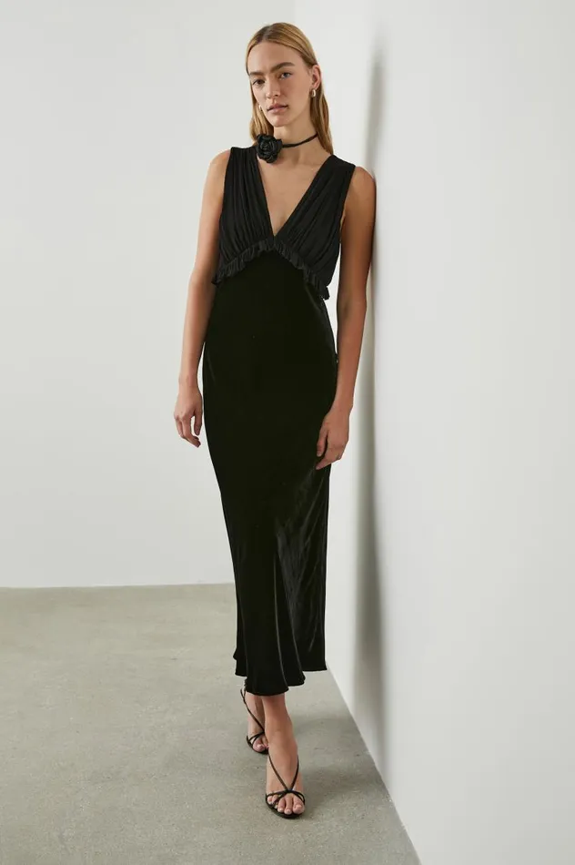 Rails Dresses and Rompers Women GILDA DRESS Black Velvet