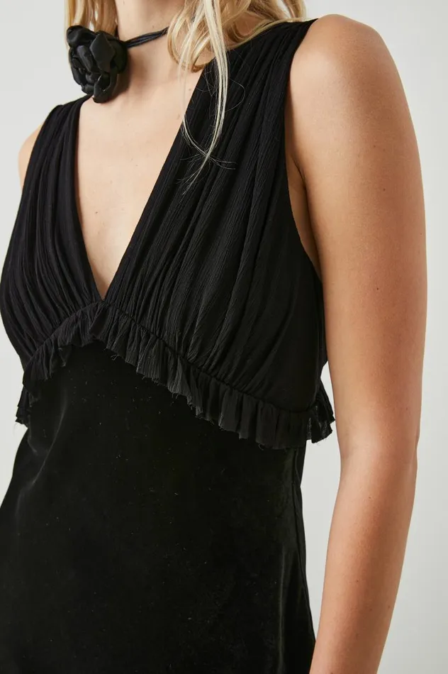 Rails Dresses and Rompers Women GILDA DRESS Black Velvet