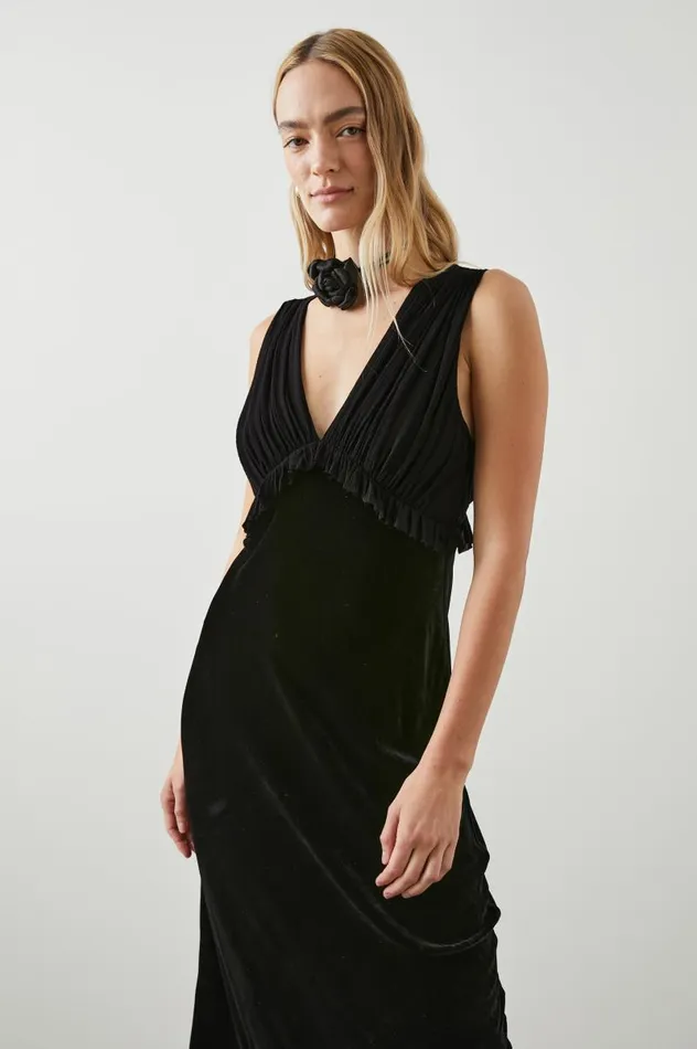Rails Dresses and Rompers Women GILDA DRESS Black Velvet