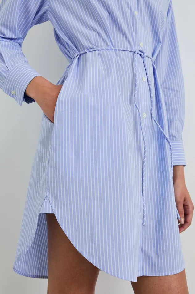 Rails Dresses and Rompers Women HARMONY DRESS Oxford White Stripe
