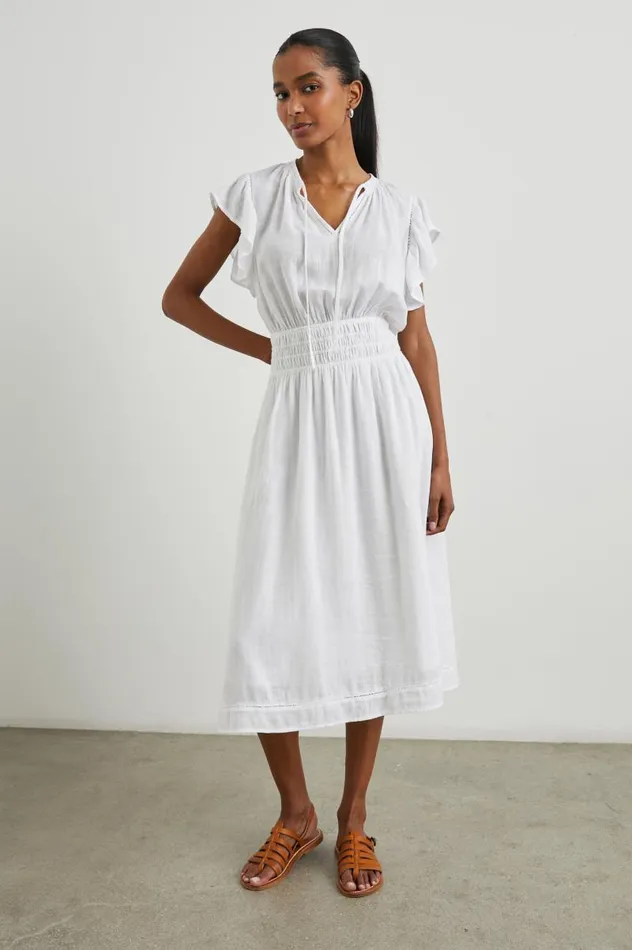 Rails Dresses and Rompers Women IONA DRESS White Lace Detail