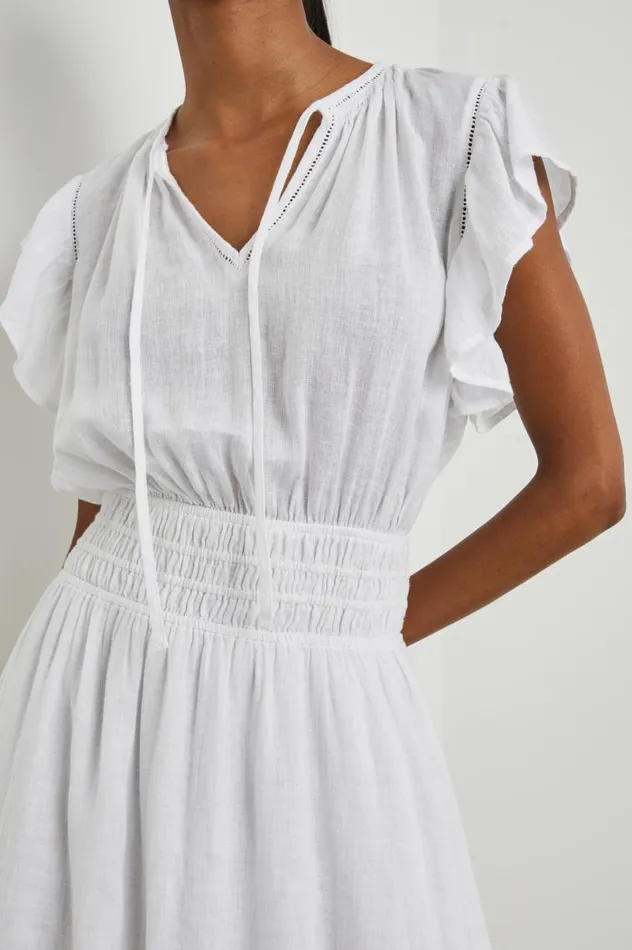 Rails Dresses and Rompers Women IONA DRESS White Lace Detail