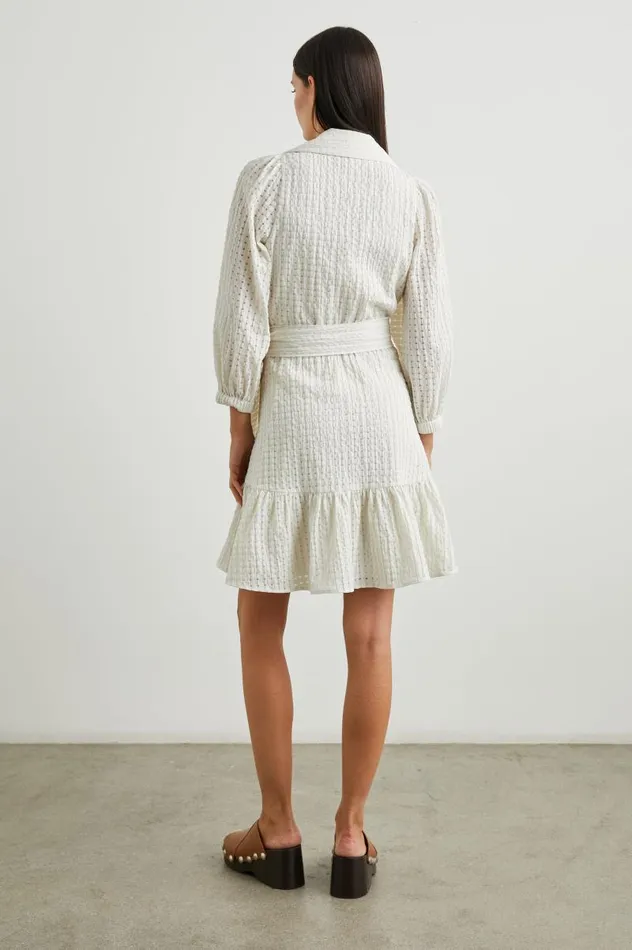 Rails Dresses and Rompers Women KIARA DRESS Ivory Seersucker