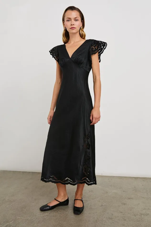 Rails Dresses and Rompers Women MCKENNA DRESS Black Eyelet