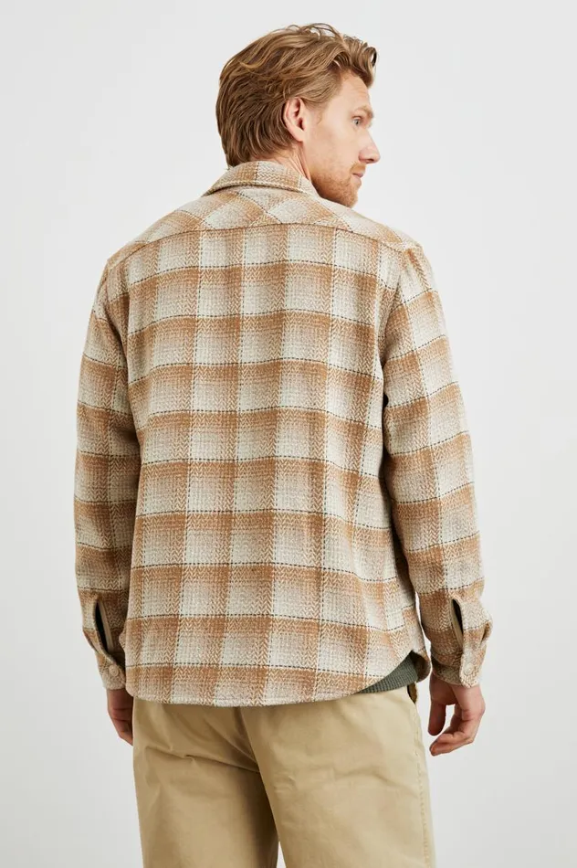 Rails Jackets and Coats Men BERKSHIRE SHIRT JACKET Sienna Sunset
