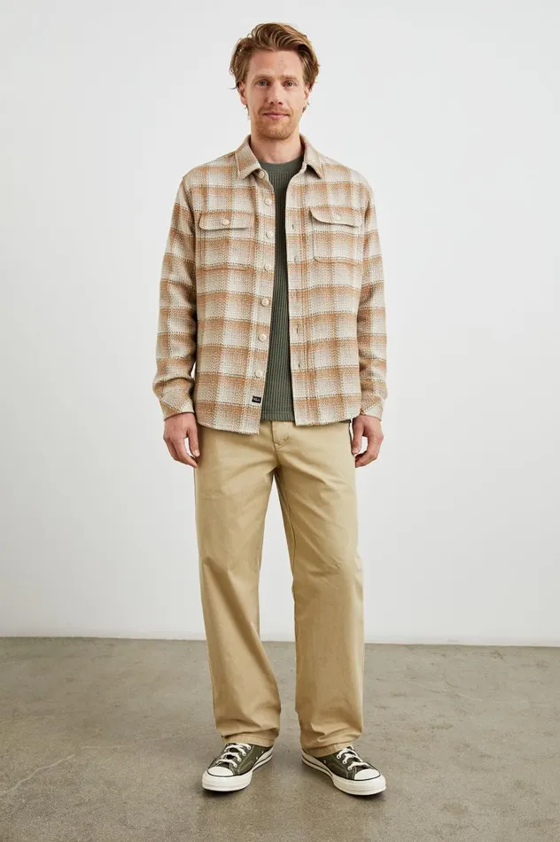 Rails Jackets and Coats Men BERKSHIRE SHIRT JACKET Sienna Sunset