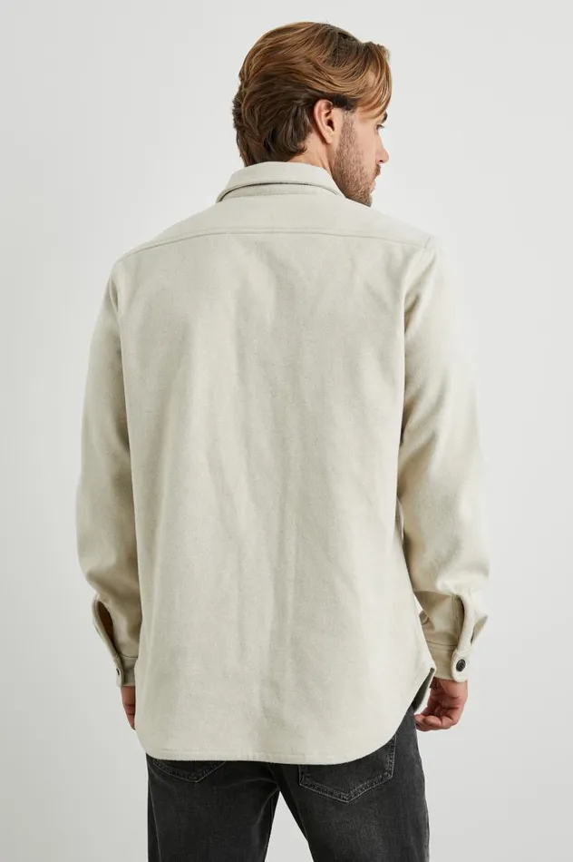 Rails Jackets and Coats Men WARNER SHIRT JACKET Beige