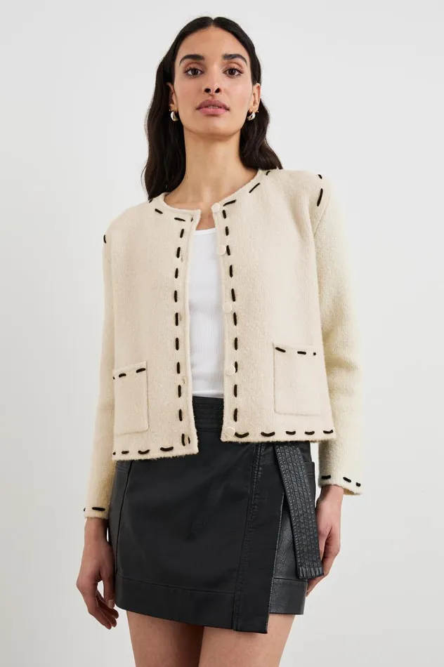 Rails Jackets and Coats Women JULIETTE CARDIGAN Ivory