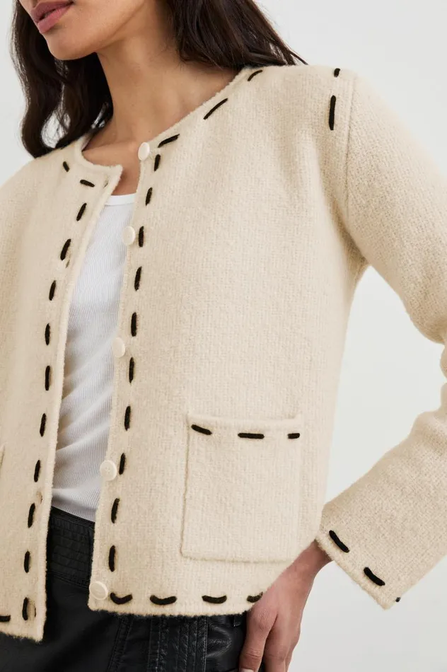 Rails Jackets and Coats Women JULIETTE CARDIGAN Ivory