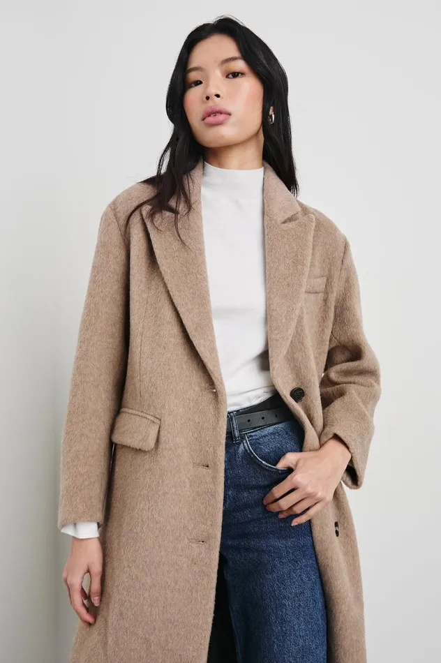 Rails Jackets and Coats Women OPERA COAT Heather Latte