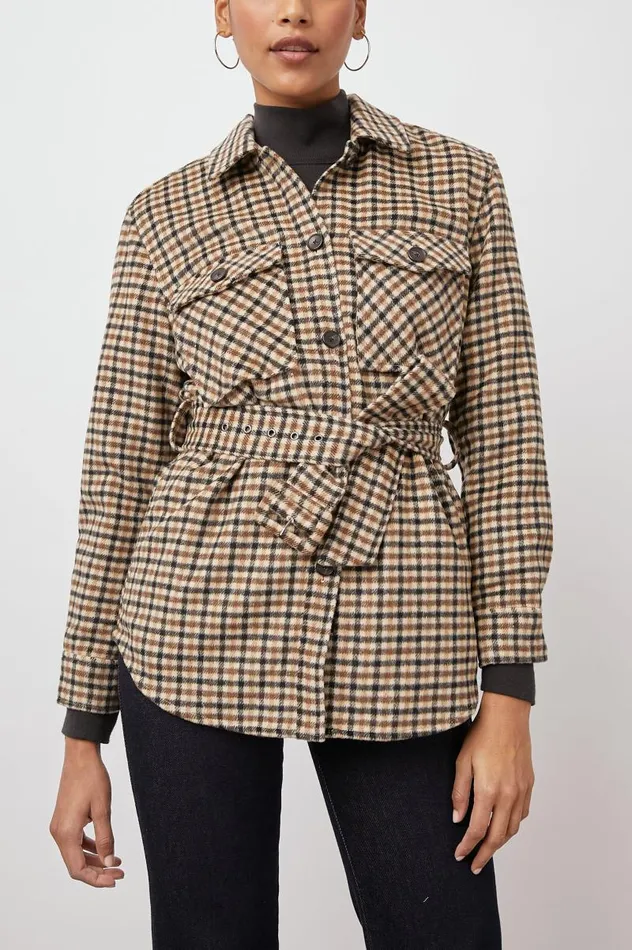 Rails Jackets and Coats Women RHODES JACKET Ochre Sand Mocha