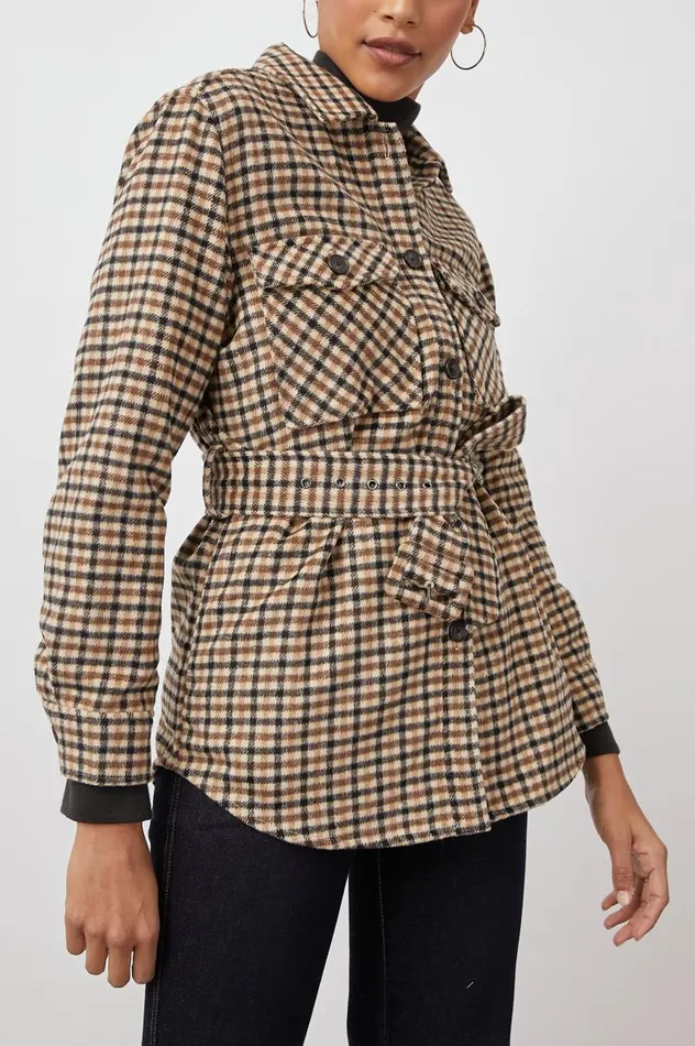 Rails Jackets and Coats Women RHODES JACKET Ochre Sand Mocha