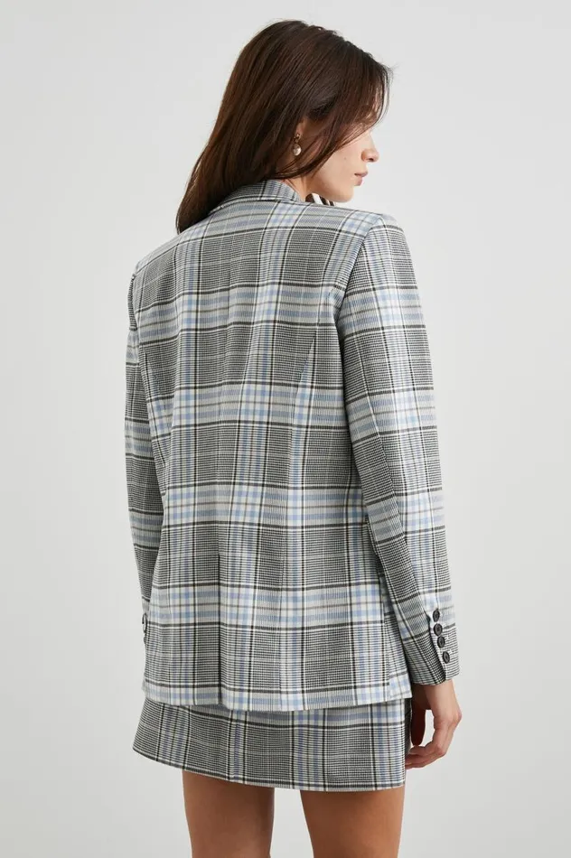 Rails Jackets and Coats Women STANTON BLAZER Cocoa Sky Check