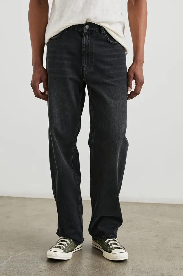 Rails Pants Men CUTLER 90039S LOOSE Distressed Black