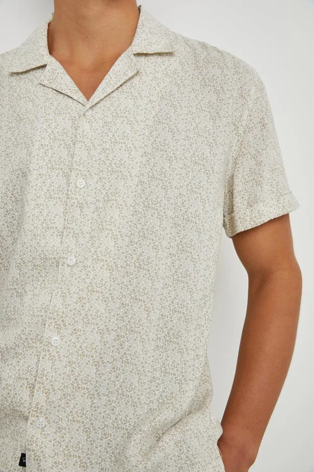 Rails Shirts Men AMALFI SHIRT Painted Tile Khaki