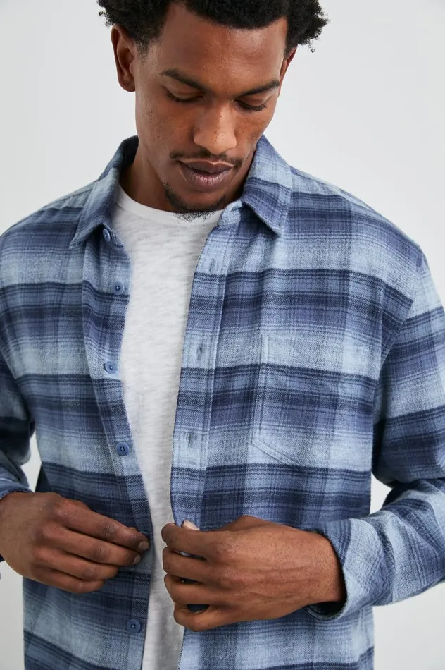 Rails Shirts Men FORREST SHIRT Lightning Portal