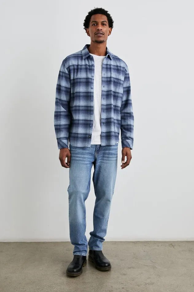 Rails Shirts Men FORREST SHIRT Lightning Portal