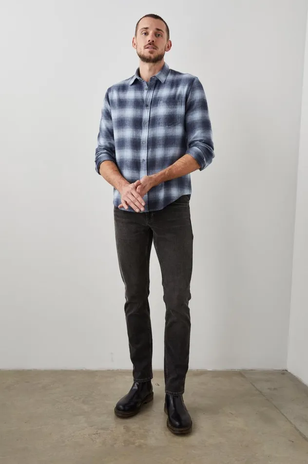 Rails Shirts Men LENNOX SHIRT Denim Shadow
