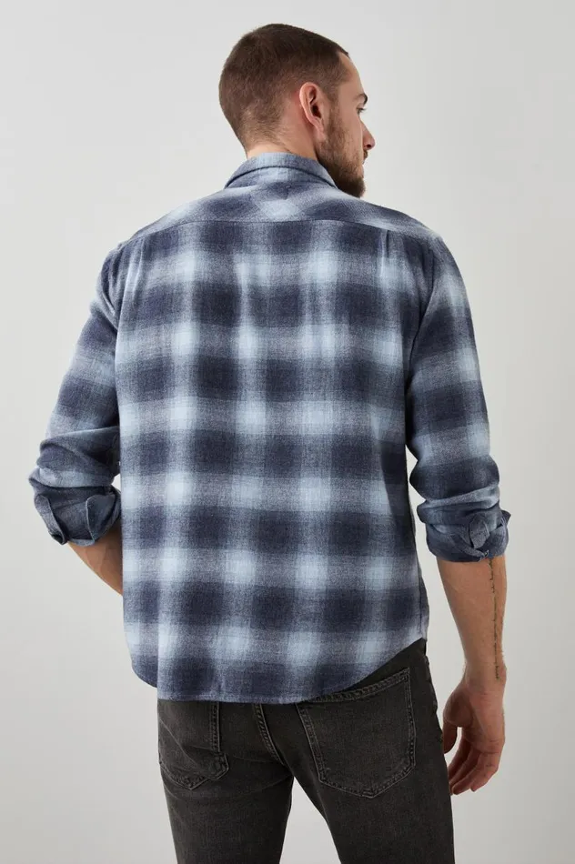 Rails Shirts Men LENNOX SHIRT Denim Shadow