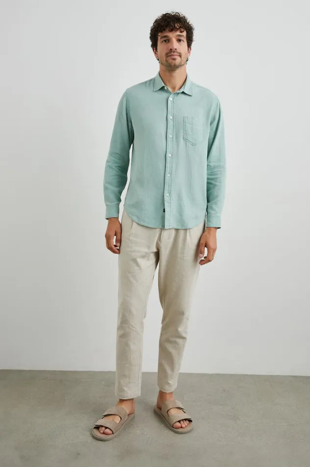 Rails Shirts Men MYKONOS SHIRT Jade