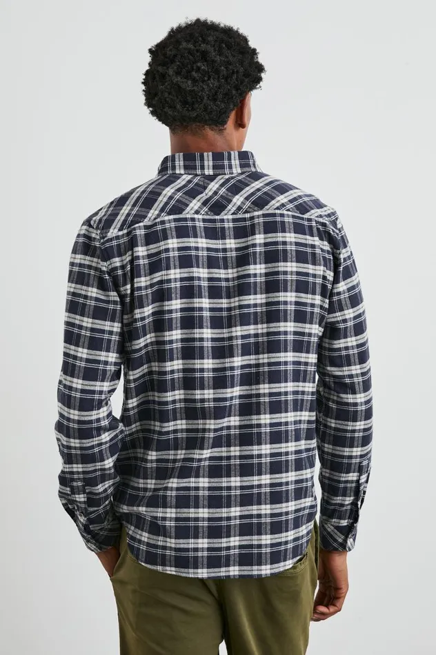 Rails Shirts Men REID SHIRT Navy Lentil Cream