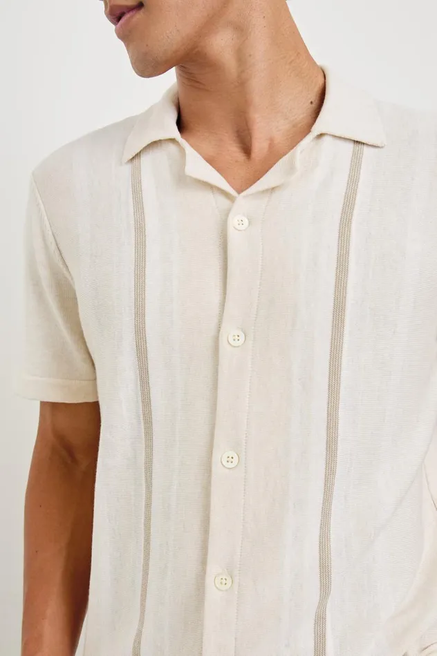 Rails Shirts Men SILAS SHIRT Latte Multi