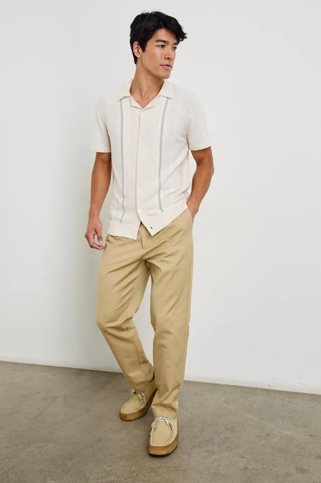 Rails Shirts Men SILAS SHIRT Latte Multi