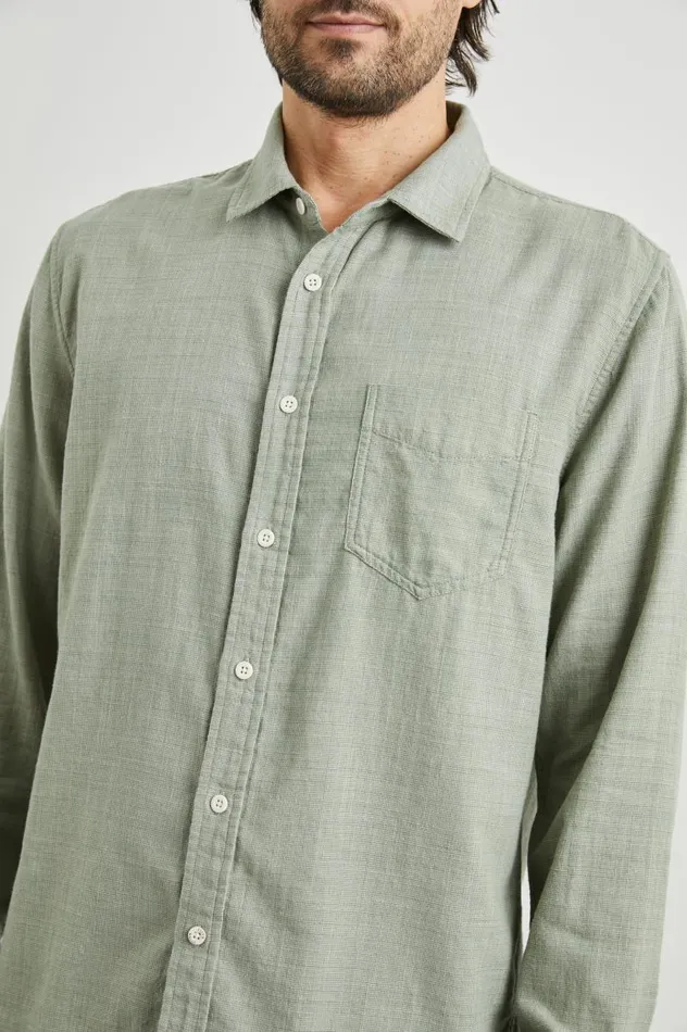 Rails Shirts Men WYATT SHIRT Jade Etch