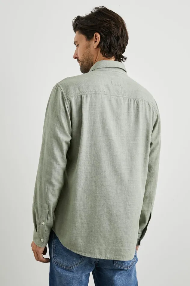 Rails Shirts Men WYATT SHIRT Jade Etch