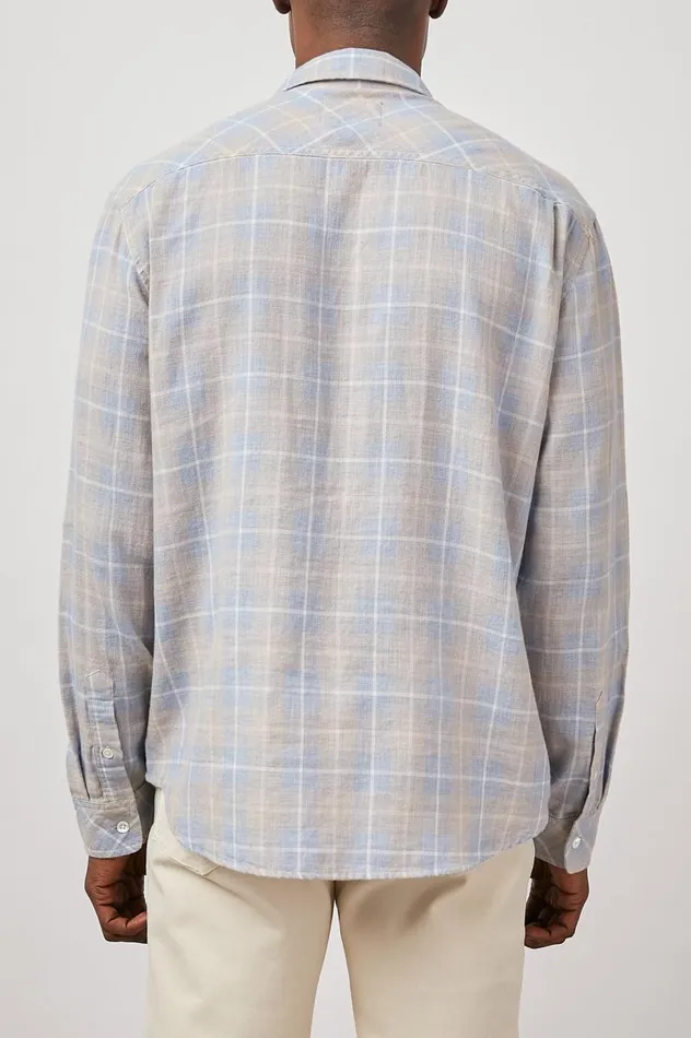 Rails Shirts Men WYATT SHIRT Shoreline Peach Tide