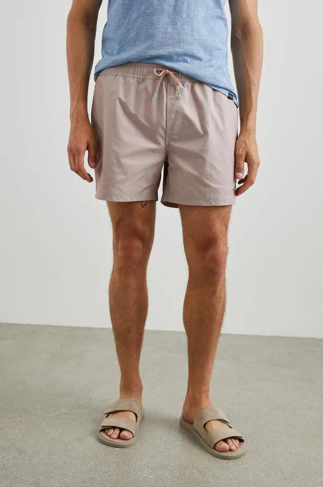 Rails Shorts and Swim Men LA BREA SWIM SHORT Rose Quartz