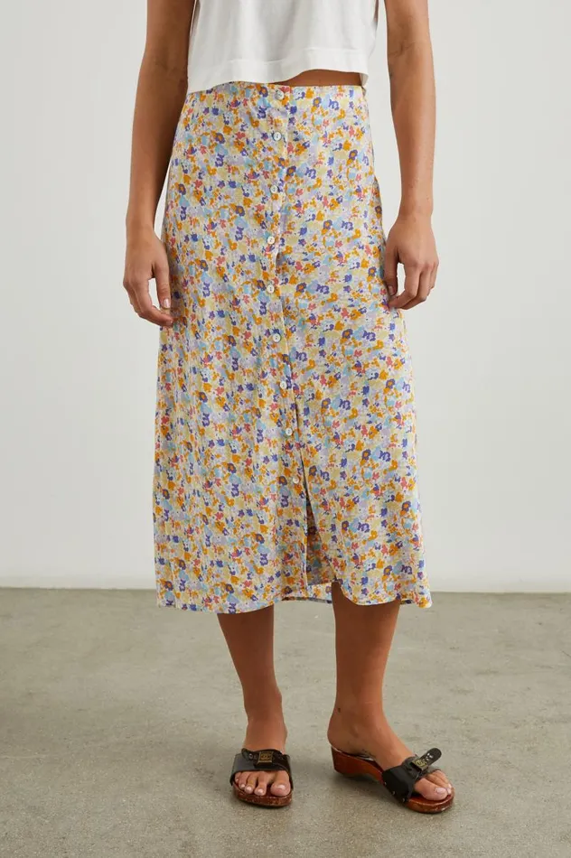 Rails Skirts Women ROSETTA SKIRT Papaya Flowers
