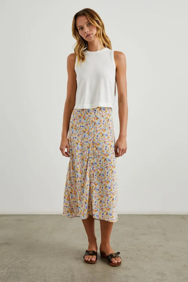 Rails Skirts Women ROSETTA SKIRT Papaya Flowers
