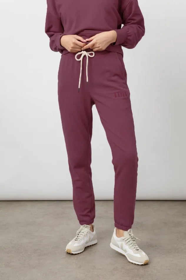 Rails Sleepwear and Lounge Women KINGSTON SWEATPANT Cranberry