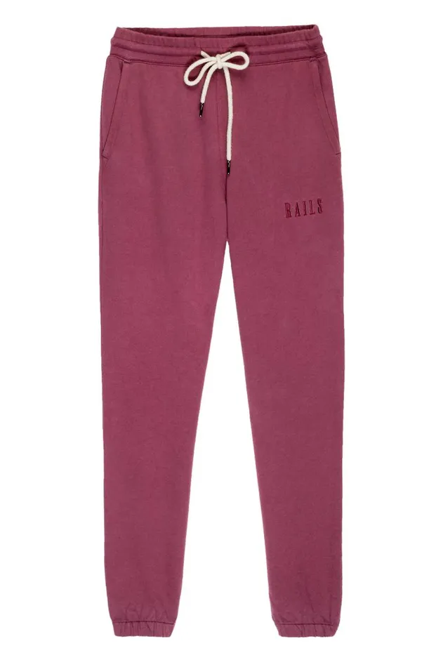 Rails Sleepwear and Lounge Women KINGSTON SWEATPANT Cranberry
