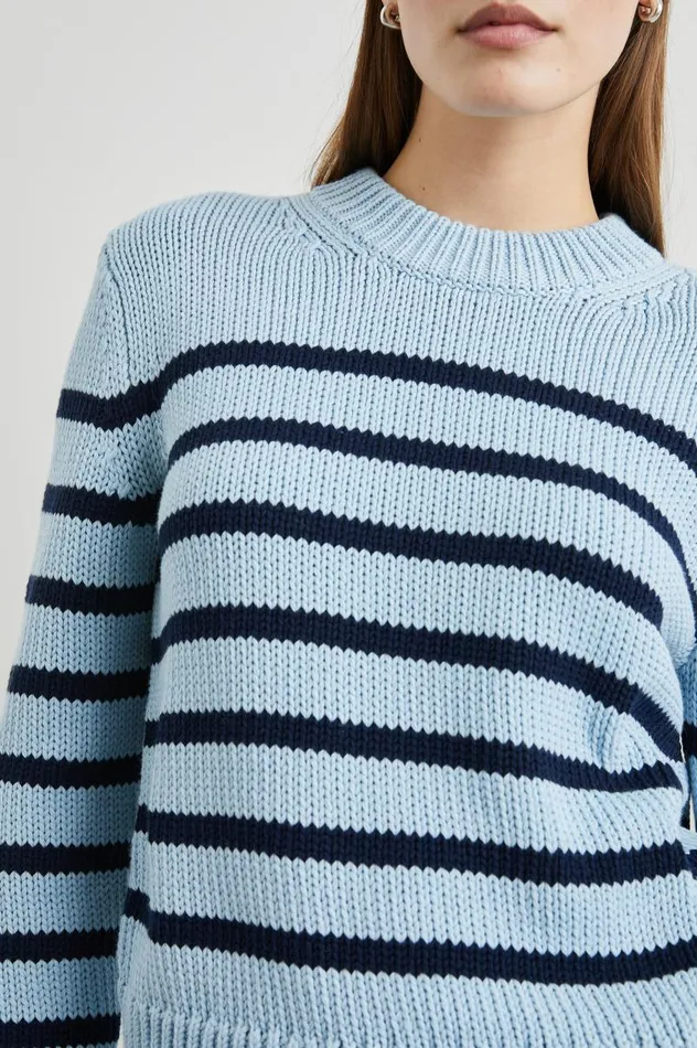 Rails Sweaters Women ALISE SWEATER Sky Navy Stripe