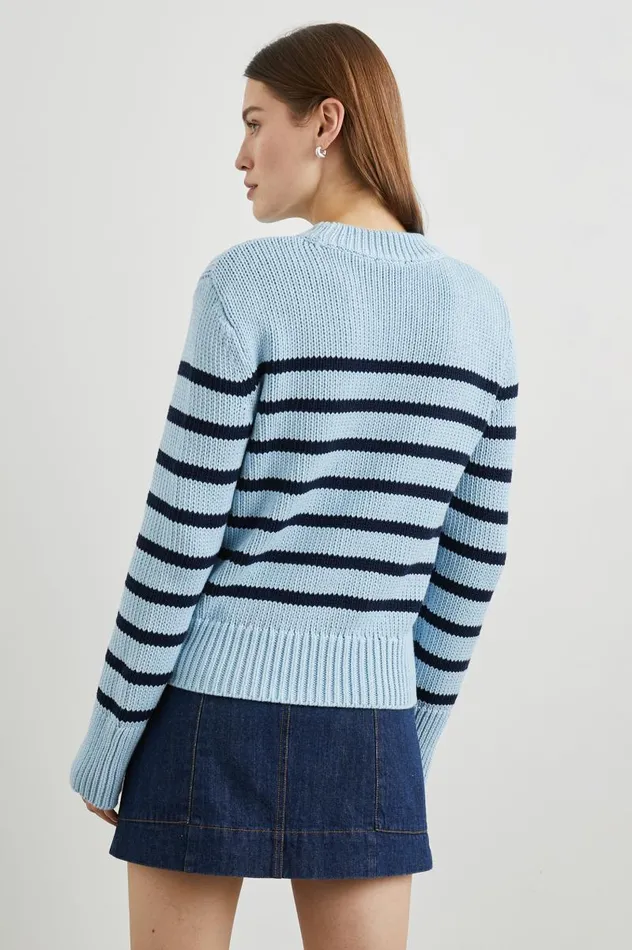Rails Sweaters Women ALISE SWEATER Sky Navy Stripe