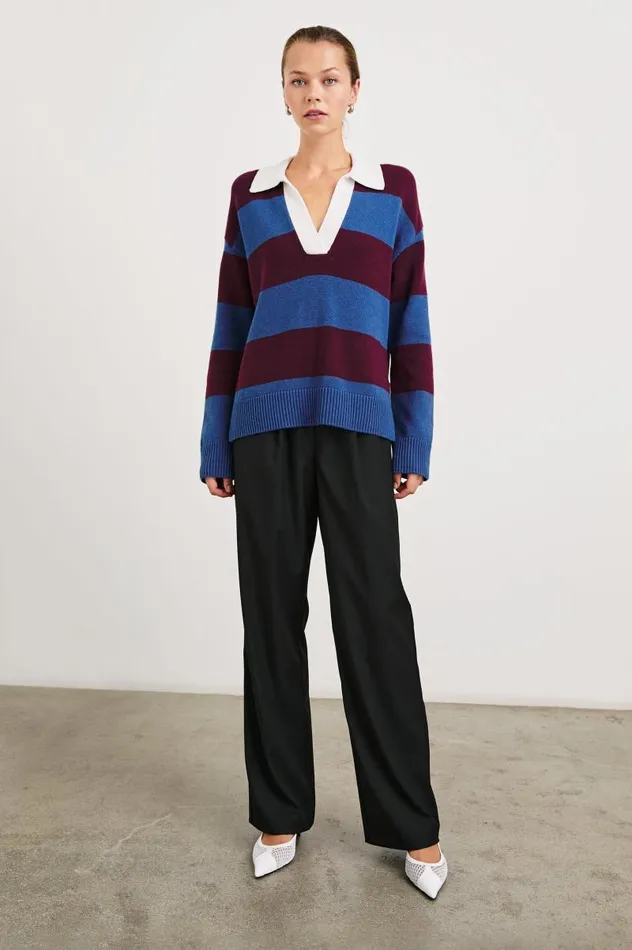Rails Sweaters Women HARRIS SWEATER Rugby Stripe