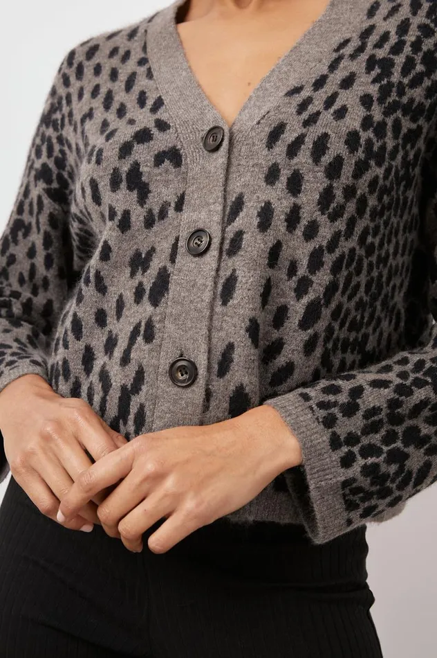 Rails Sweaters Women REESE CARDIGAN Dalmatian