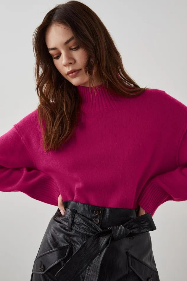 Rails Sweaters Women SASHA SWEATER Cerise Rose