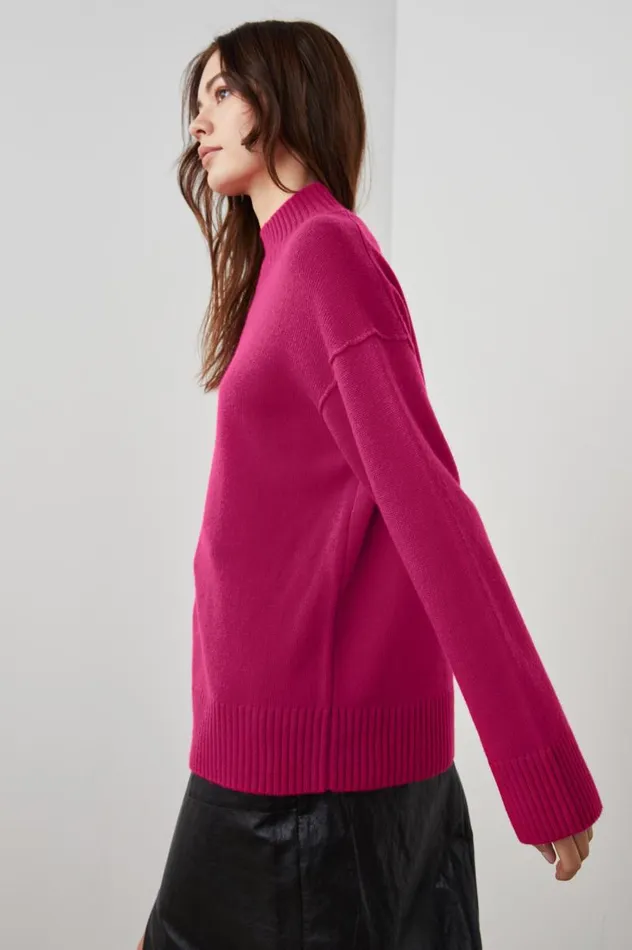 Rails Sweaters Women SASHA SWEATER Cerise Rose