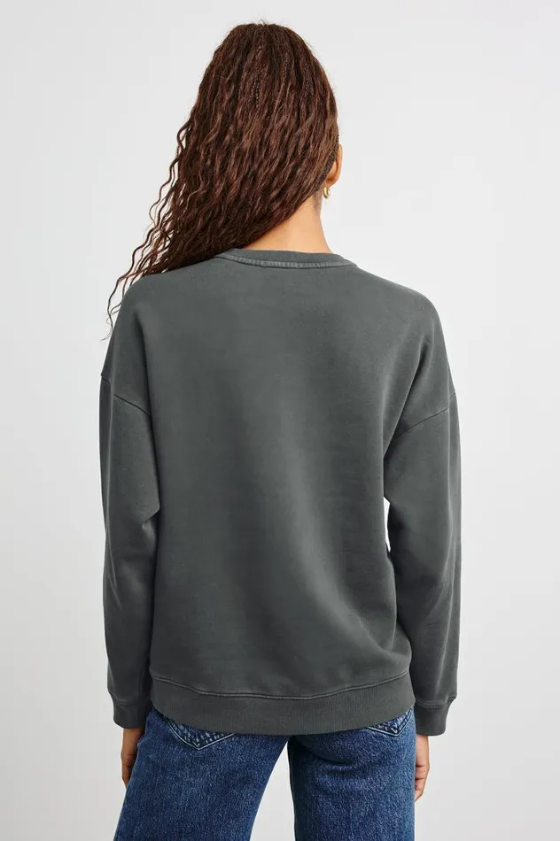 Rails Sweaters Women THE VARSITY SWEATSHIRT Paris Glitter