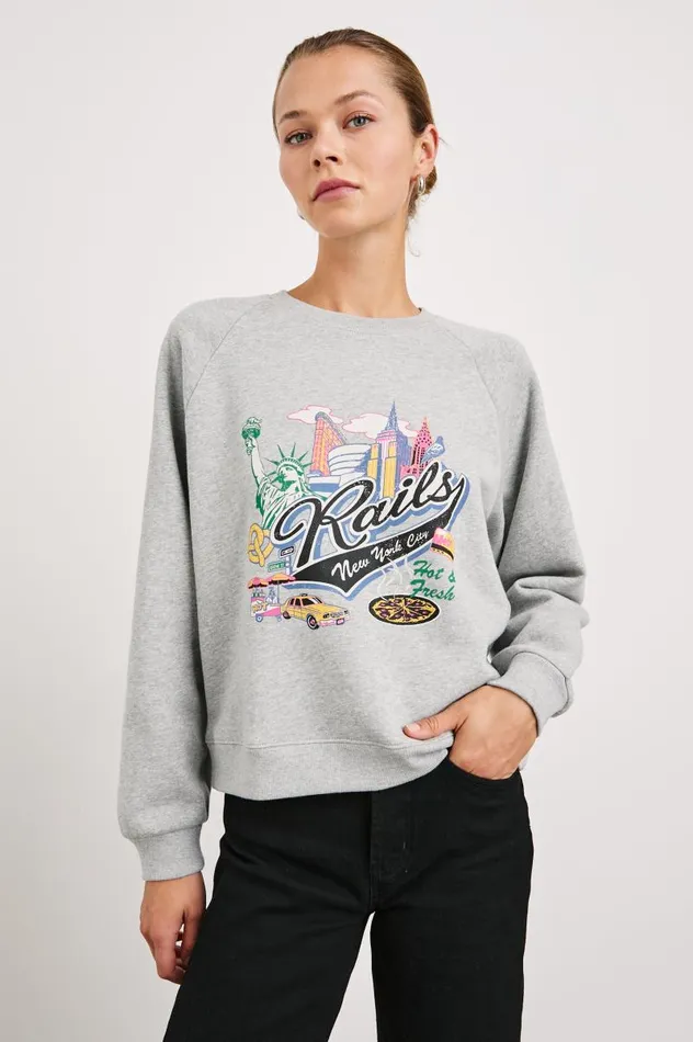 Rails Sweaters Women VINTAGE RAGLAN SWEATSHIRT Rails New York