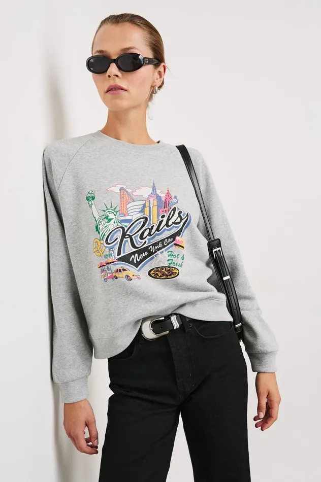 Rails Sweaters Women VINTAGE RAGLAN SWEATSHIRT Rails New York