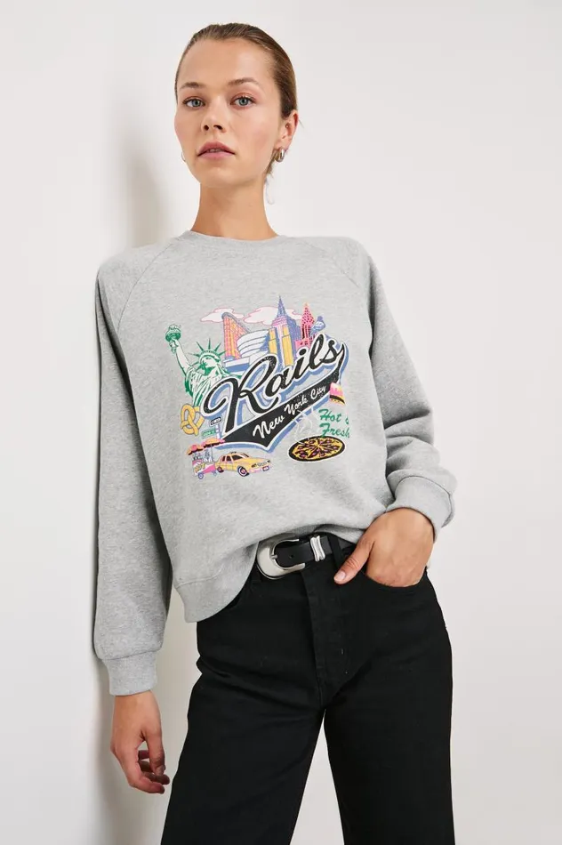 Rails Sweaters Women VINTAGE RAGLAN SWEATSHIRT Rails New York