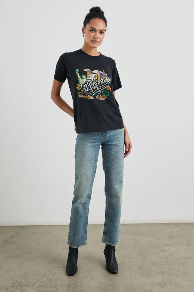 Rails Tees and Tanks Women BOYFRIEND TSHIRT Rails New York