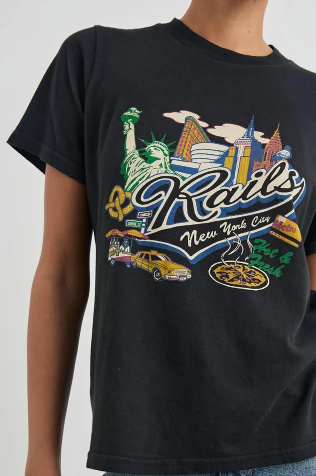 Rails Tees and Tanks Women BOYFRIEND TSHIRT Rails New York