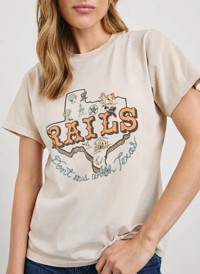 Rails Tees and Tanks Women BOYFRIEND TSHIRT Rails Texas