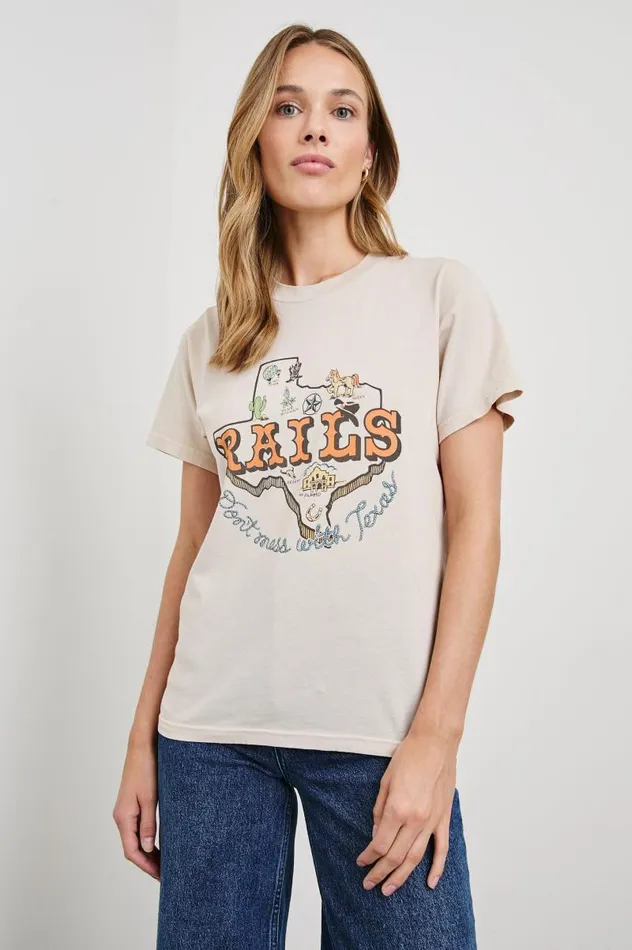 Rails Tees and Tanks Women BOYFRIEND TSHIRT Rails Texas