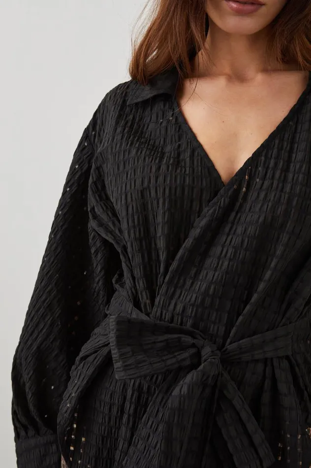 Rails Tops Women EILEEN TOP Black Seersucker